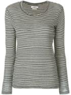 Isabel Marant Étoile Long Sleeved Striped Top - Black