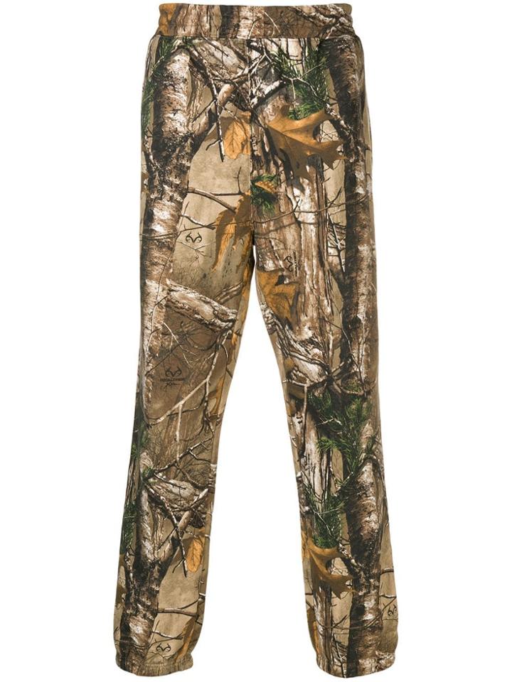 Stussy Tree Print Track Pants - Brown