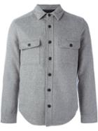 Saturdays Surf Nyc Classic Shirt Jacket, Men's, Size: Small, Grey, Cotton/acrylic/polyester/other Fibers