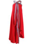 Monse Halter-neck Flared Dress
