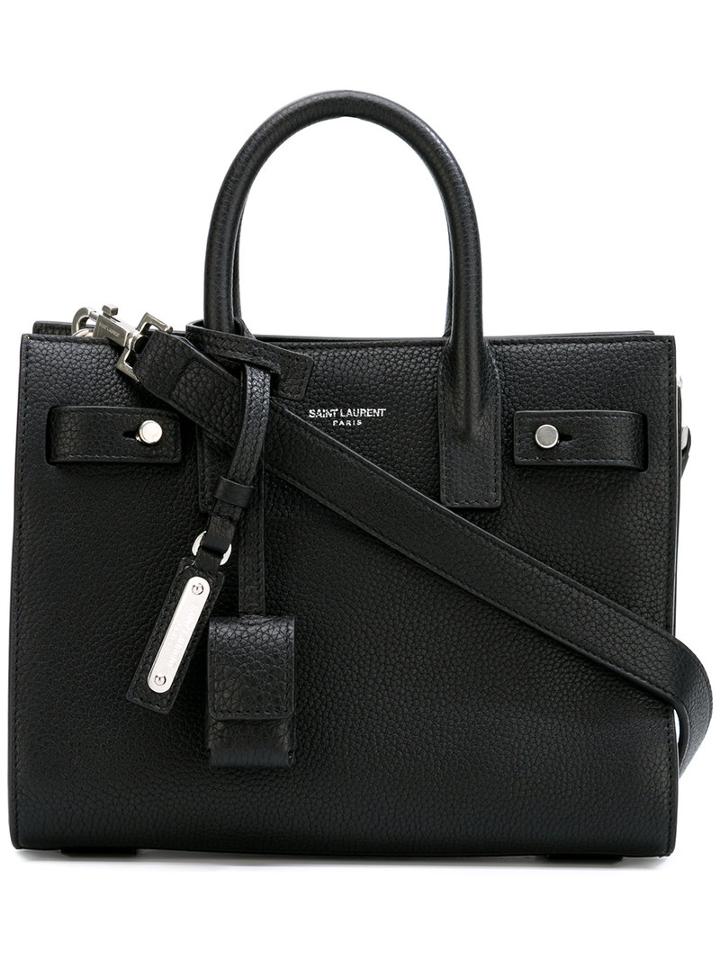 Saint Laurent - Tote Bag - Women - Leather - One Size, Women's, Black, Leather