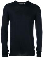 Neil Barrett Fine Knit Sweater - Blue