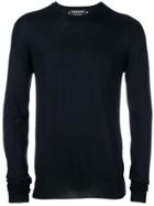 Neil Barrett Fine Knit Sweater - Blue