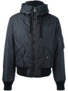 Dolce & Gabbana Padded Bomber Jacket, Men's, Size: 48, Grey, Polyamide/polyester