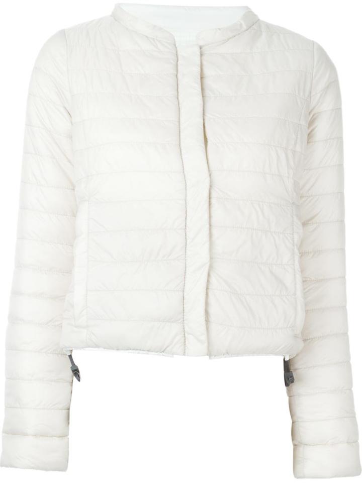Duvetica Earine-erre Puffer Jacket, Women's, Size: 46, Nude/neutrals, Polyamide/feather Down