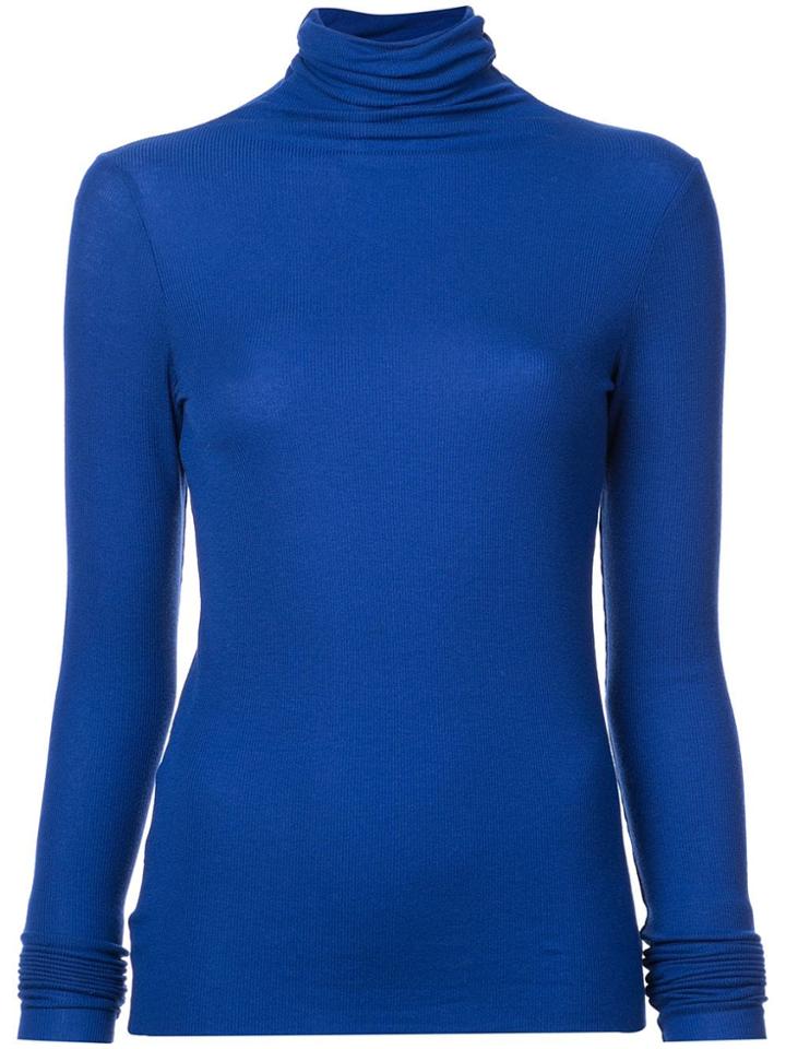 Ag Jeans Turtleneck Sweater - Blue