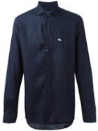 Etro Tom Shirt, Men's, Size: Small, Blue, Linen/flax