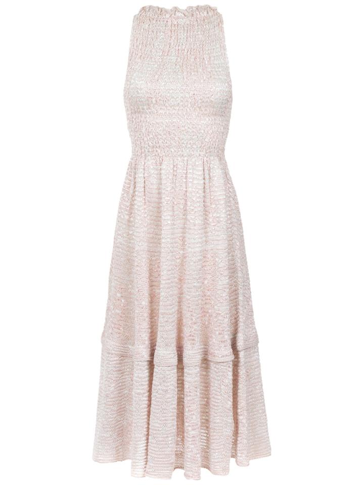 Cecilia Prado Lorena Knit Midi Dress - White