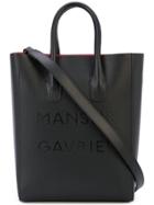 Mansur Gavriel Logo Tote - Black