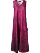 Fernanda Yamamoto Abstract Print Midi Flared Dress
