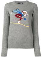 Love Moschino Ski Embroidery Jumper - Grey