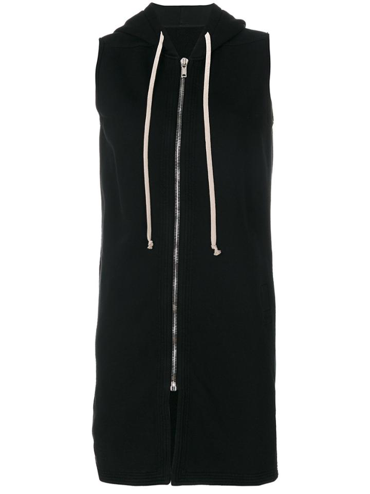 Rick Owens Drkshdw Sleeveless Hoodie - Black