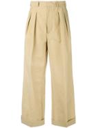 Cristaseya Pleated Trousers - Yellow