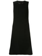 Comme Des Garçons Pre-owned Woven Layered Dress - Black