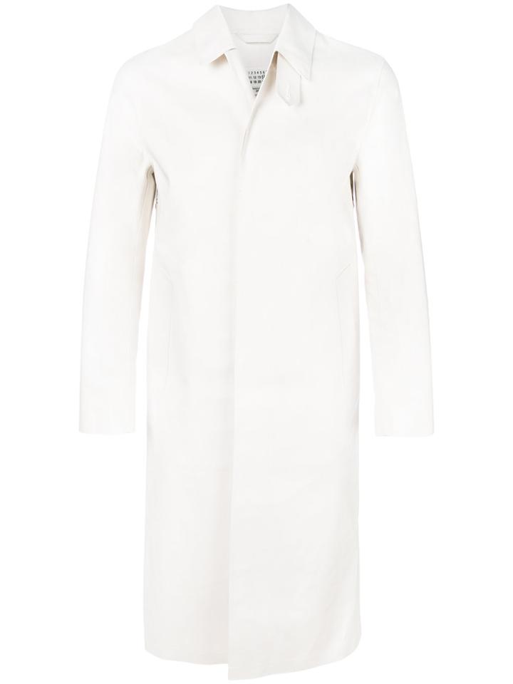 Maison Margiela Tailored Button-down Coat - White