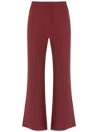 Andrea Marques Cropped Wide Leg Trousers - Red