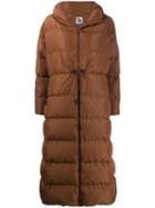 Bacon Hooded Padded Coat - Brown