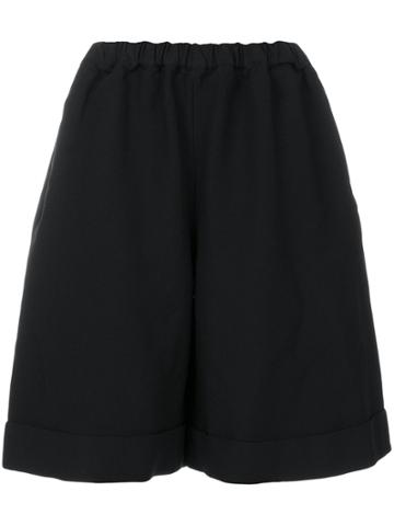 Comme Des Garçons Comme Des Garçons Jupe Wide Leg Shorts - Black