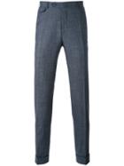 Canali - Woven Tailored Trousers - Men - Silk/linen/flax/wool - 50, Blue, Silk/linen/flax/wool