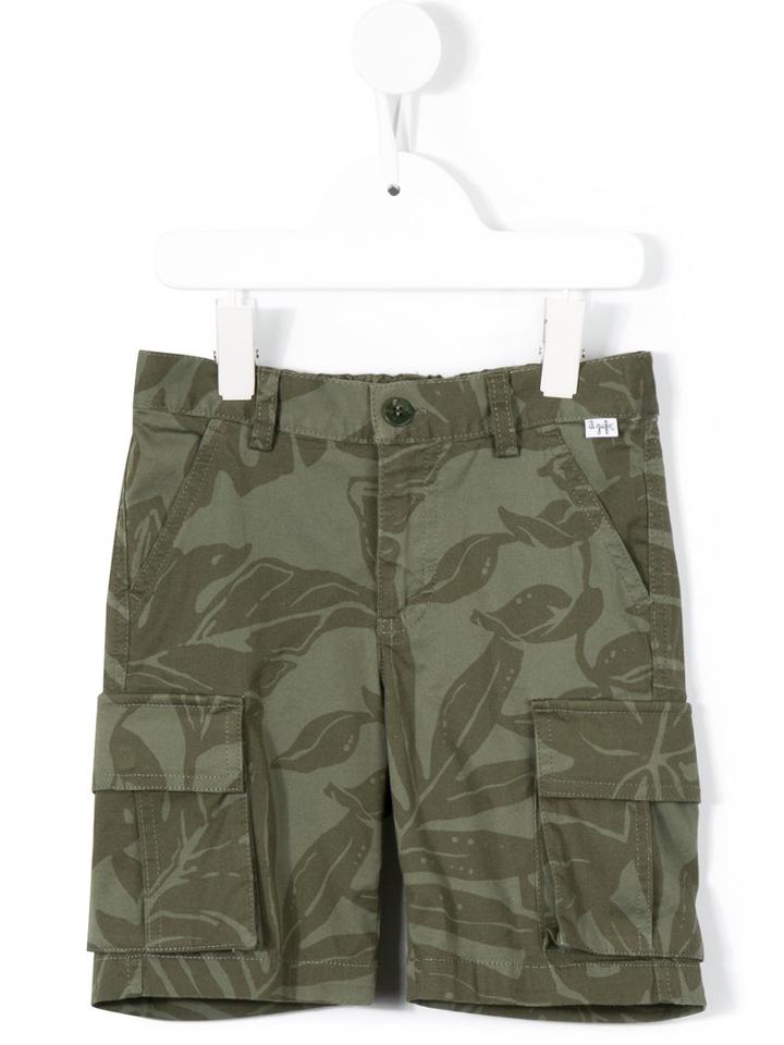 Il Gufo Camouflage Print Shorts, Boy's, Size: 6 Yrs, Green