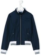 Aston Martin Kids - Zip-up Jacket - Kids - Cotton/polyamide/spandex/elastane - 5 Yrs, Blue