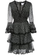 Marchesa Sequinned Midi Dress - Black
