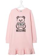 Moschino Kids Teen Teddy Bear Dress - Pink