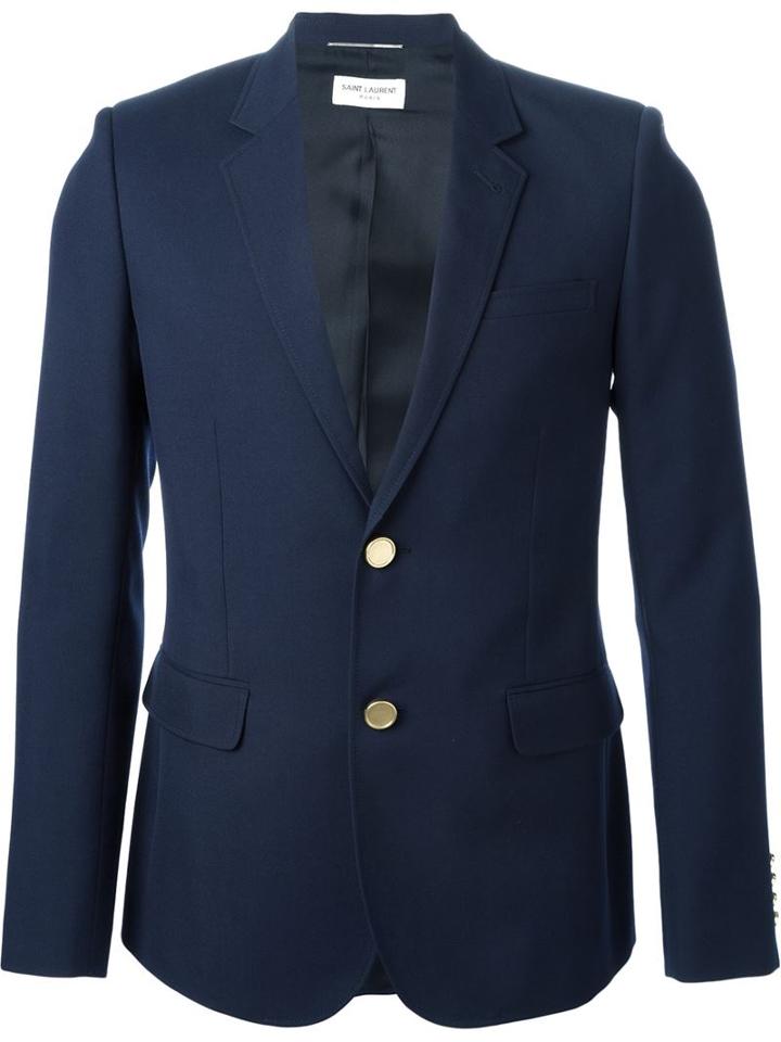 Saint Laurent Button Blazer