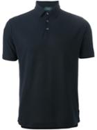 Zanone - Classic Polo Shirt - Men - Cotton - 52, Blue, Cotton