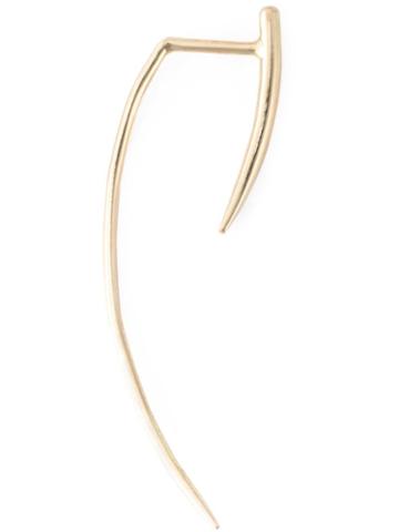 Ivy & Liv 14kt Gold Large Spike Earring, Women's, Metallic