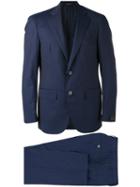 Corneliani - Striped Two-piece Suit - Men - Cupro/wool - 52, Blue, Cupro/wool