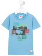 American Outfitters Kids Beach Print T-shirt, Boy's, Size: 10 Yrs, Blue