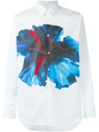 Dsquared2 Floral Print Shirt, Men's, Size: 50, White, Cotton