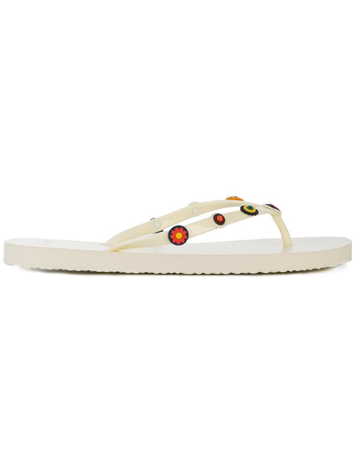 Tory Burch Marguerite Flip-flops - White