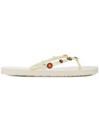 Tory Burch Marguerite Flip-flops - White