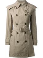 Burberry Classic Trench Coat, Women's, Size: 4, Nude/neutrals, Polyester/cupro