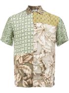 Pierre-louis Mascia Patchwork Shirt - Green