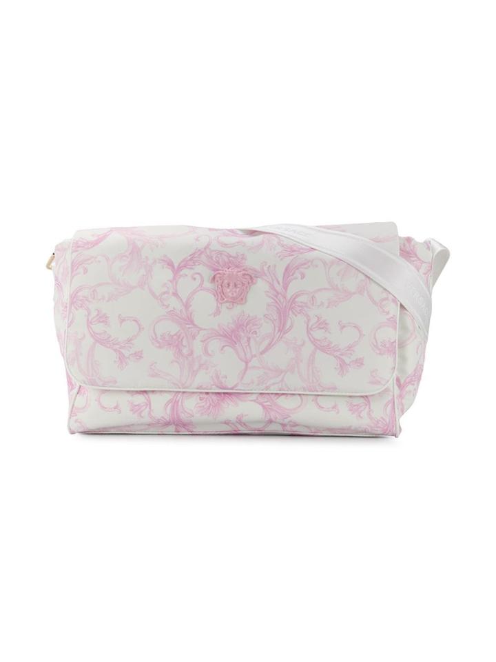 Young Versace Barocco Print Changing Bag - Pink