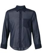 Marni Cropped Classic Shirt - Blue