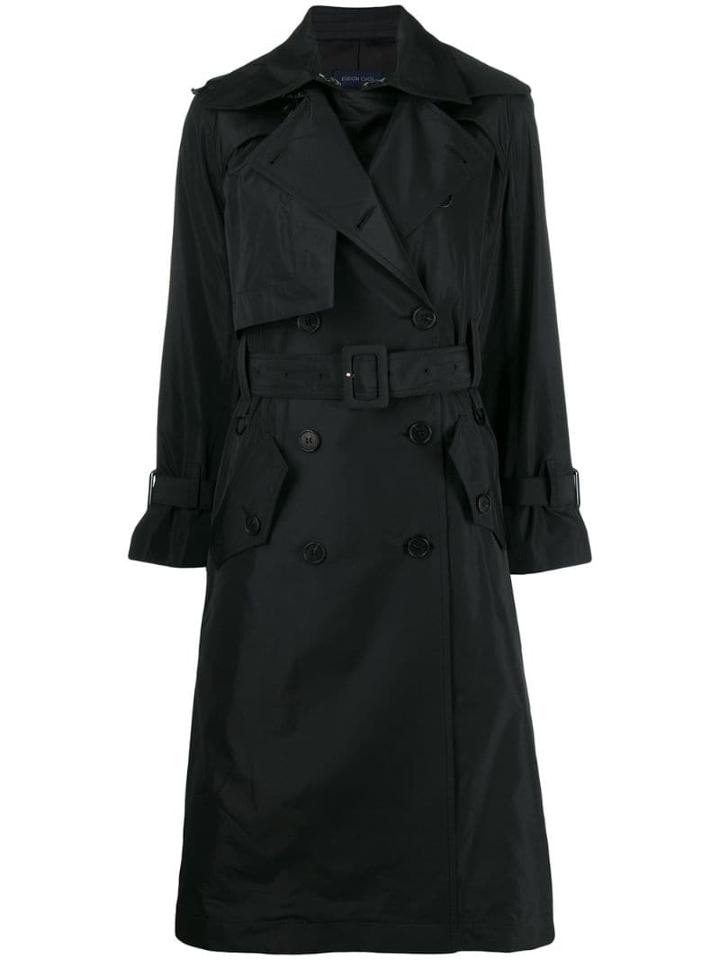 Eudon Choi Double Breasted Coat - Black