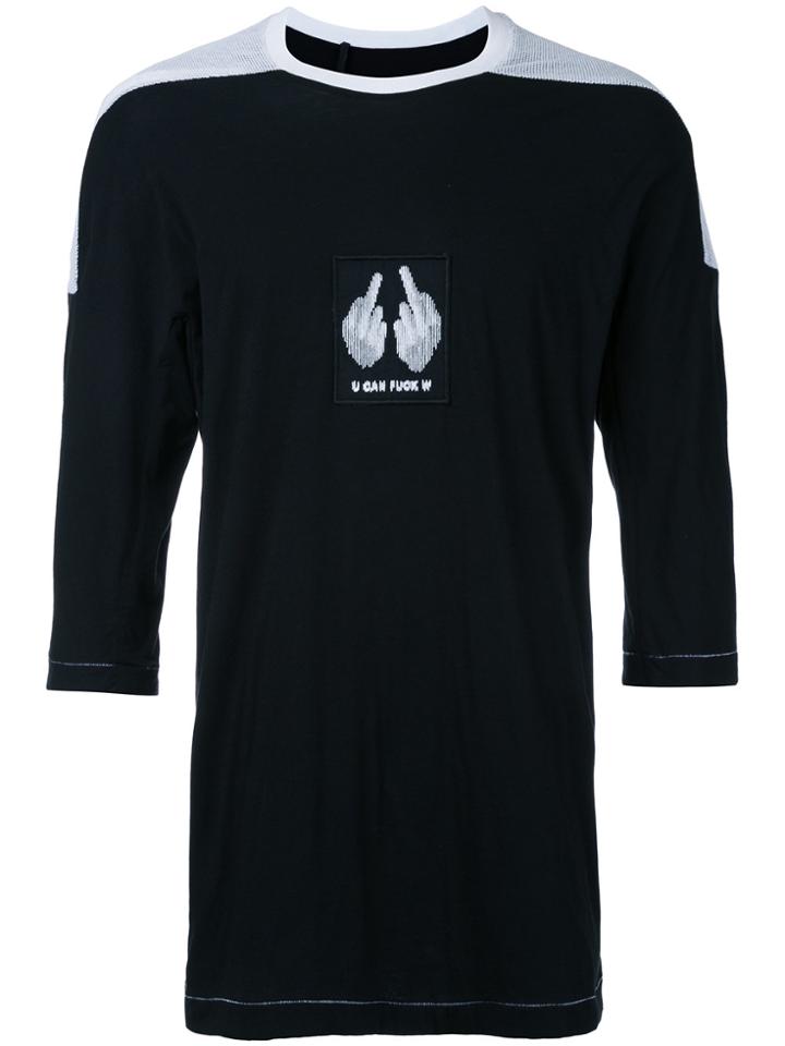 11 By Boris Bidjan Saberi Printed T-shirt - Black