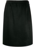 Yves Saint Laurent Pre-owned Anni 80 Skirt - Black