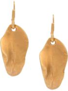 Marni Leaf Motif Earrings - Gold