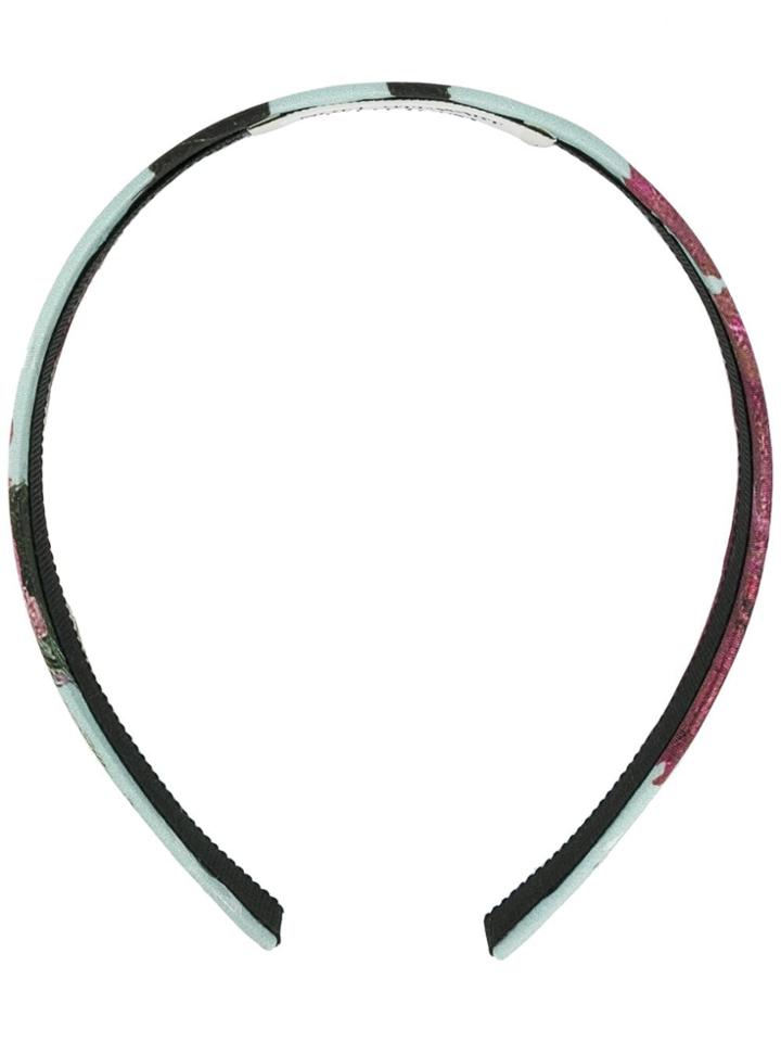 Erdem Floral Headband - Blue