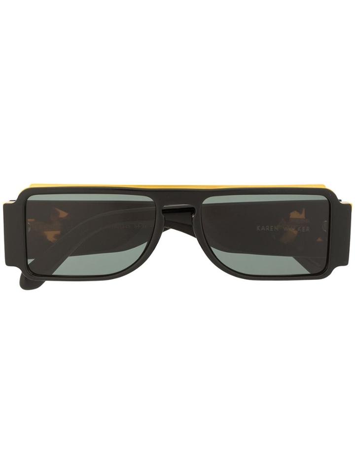 Karen Walker Grand Master Sunglasses - Black