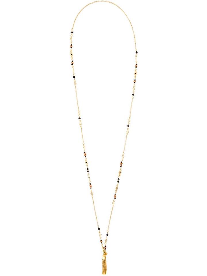 Gas Bijoux Tassel Lariat Necklace