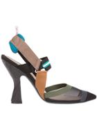 Fendi Colibrì Slingback Sandals - Multicolour