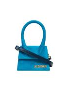 Jacquemus Blue Le Sac Chiquito Suede Mini Bag
