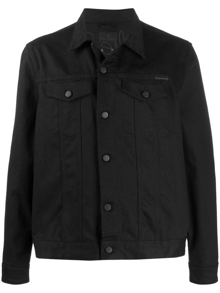 Nudie Jeans Co Jerry Dry Rebirth Denim Jacket - Black