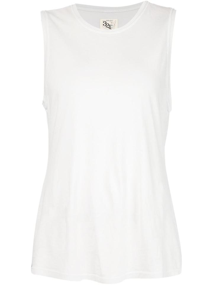 321 'muscle' Sleeveless T-shirt - White